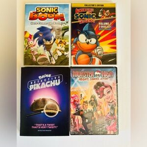 4 kids DVDS bundle